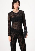 NMINNA STRAIGHT MESH PANTS - Image 4