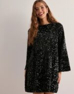 VMETTA LS Boatneck short dress - Image 2
