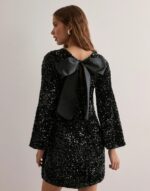 VMETTA LS Boatneck short dress - Image 5