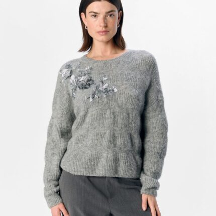 OBJASTA KNIT RE L/S PULLOVER