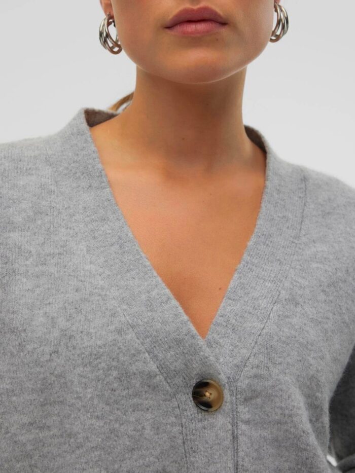 VMNALA LS V-NECK SHOR KNIT CARDIGAN VMA - Image 2