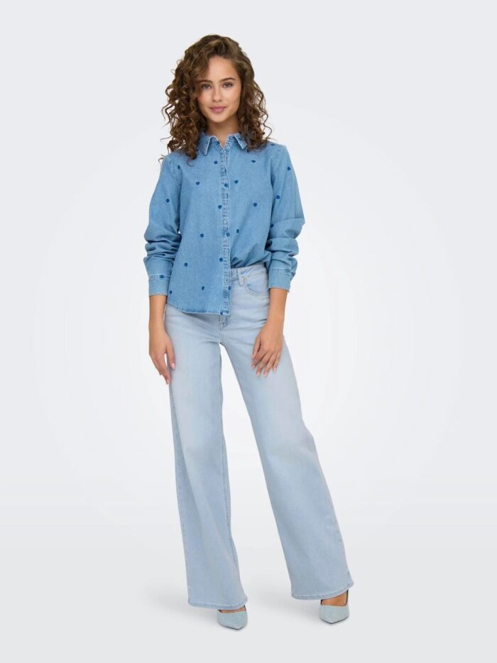 ONLMADISON BLUSH HW WIDE DNM - Image 4