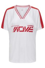 ONLBELLA S/S SPORT V-NECK TOP JRS