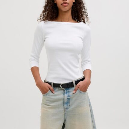 JXFIFI STR 3/4 BOATNECK TOP JRS NOOS