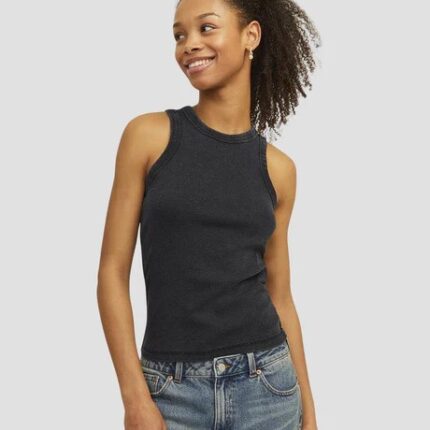 JXFOREST STR SL WASH RIB TOP JRS SN
