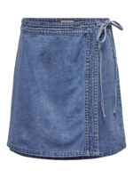 ONLVILLA WRAP TIE DSKIRT DNM GUA - Image 4