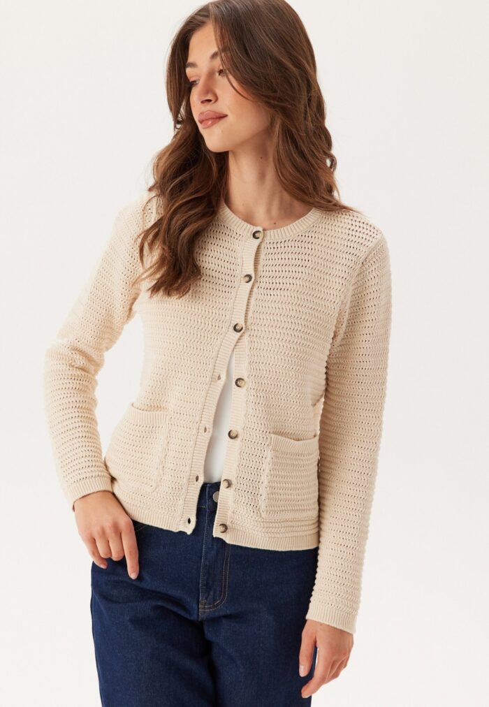 SLFVINA LS STRUCTURE KNIT CARDIGAN - Image 1