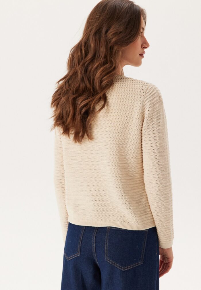 SLFVINA LS STRUCTURE KNIT CARDIGAN - Image 4