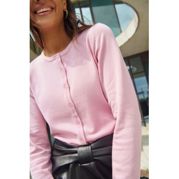 MILA SZ R-NECK CARDIGAN