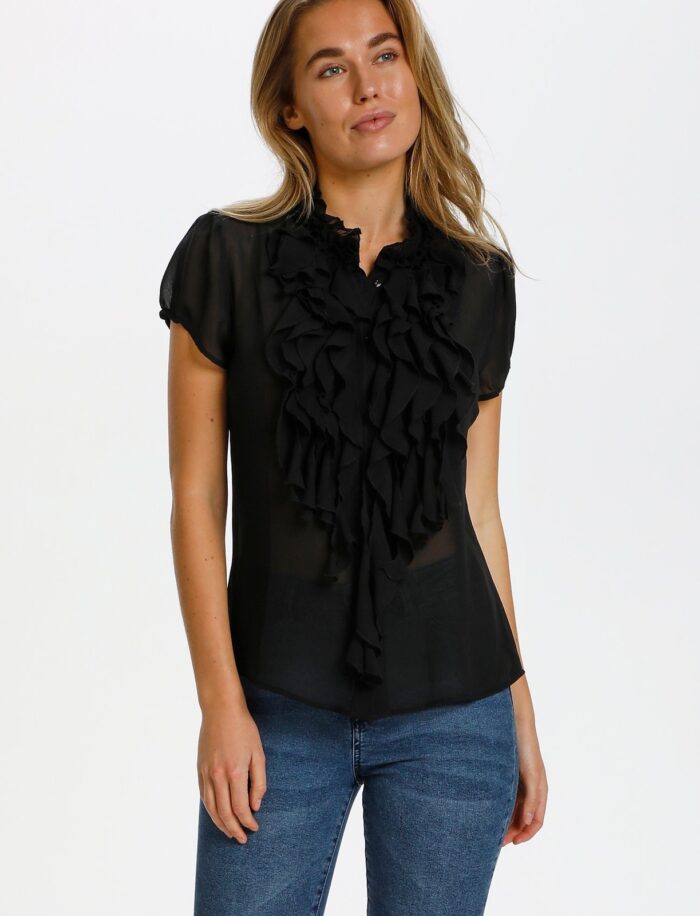 LILJASZ CRINKLE SS SHIRT - Image 1