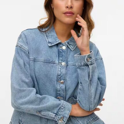 VMJAMIE LS DENIM SHACKET MIX