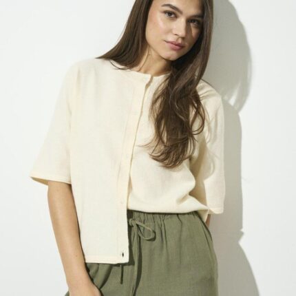 ONLTILDA S/S O-NECK CARDIGAN KNT