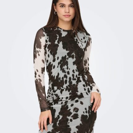 ONLLILI MESH L/S TOP WVN OX