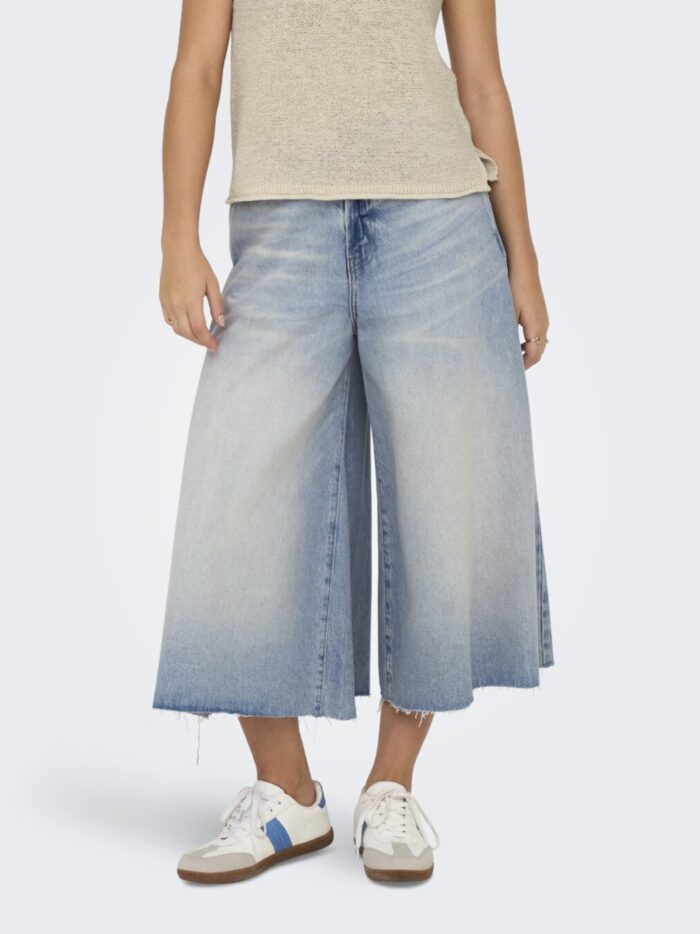 ONLLA Brea HW Long DNM Shorts - Image 1