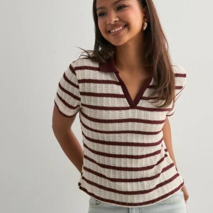 ONLHALIA S/S COLLAR TOP BOX JRS