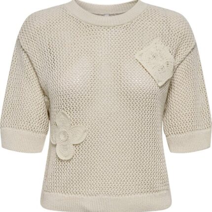 ONLLUCIE LIFE SS TEE O-NECK KNT