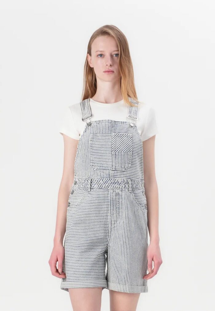 ONLNELLA STRIPED DNM PLAYSUIT QYT - Image 4